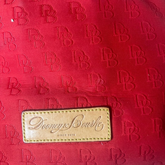 Dooney and Bourke Kristen Vintage Red Purse - Picture 5 of 5